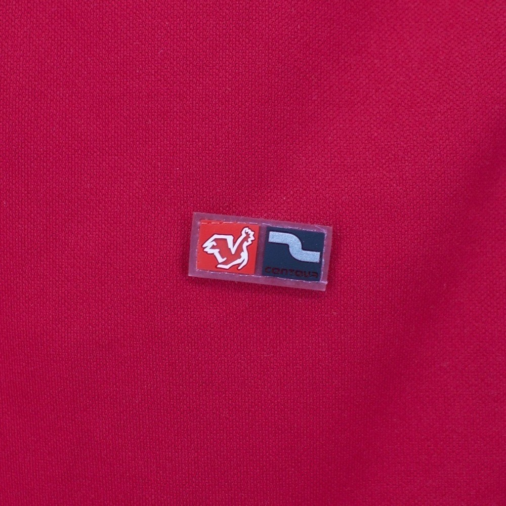 Vintage Cycling Jersey Mens Large Red Black White 1/4 Zip Bike Athletic Gorpcore - Picture 5 of 11